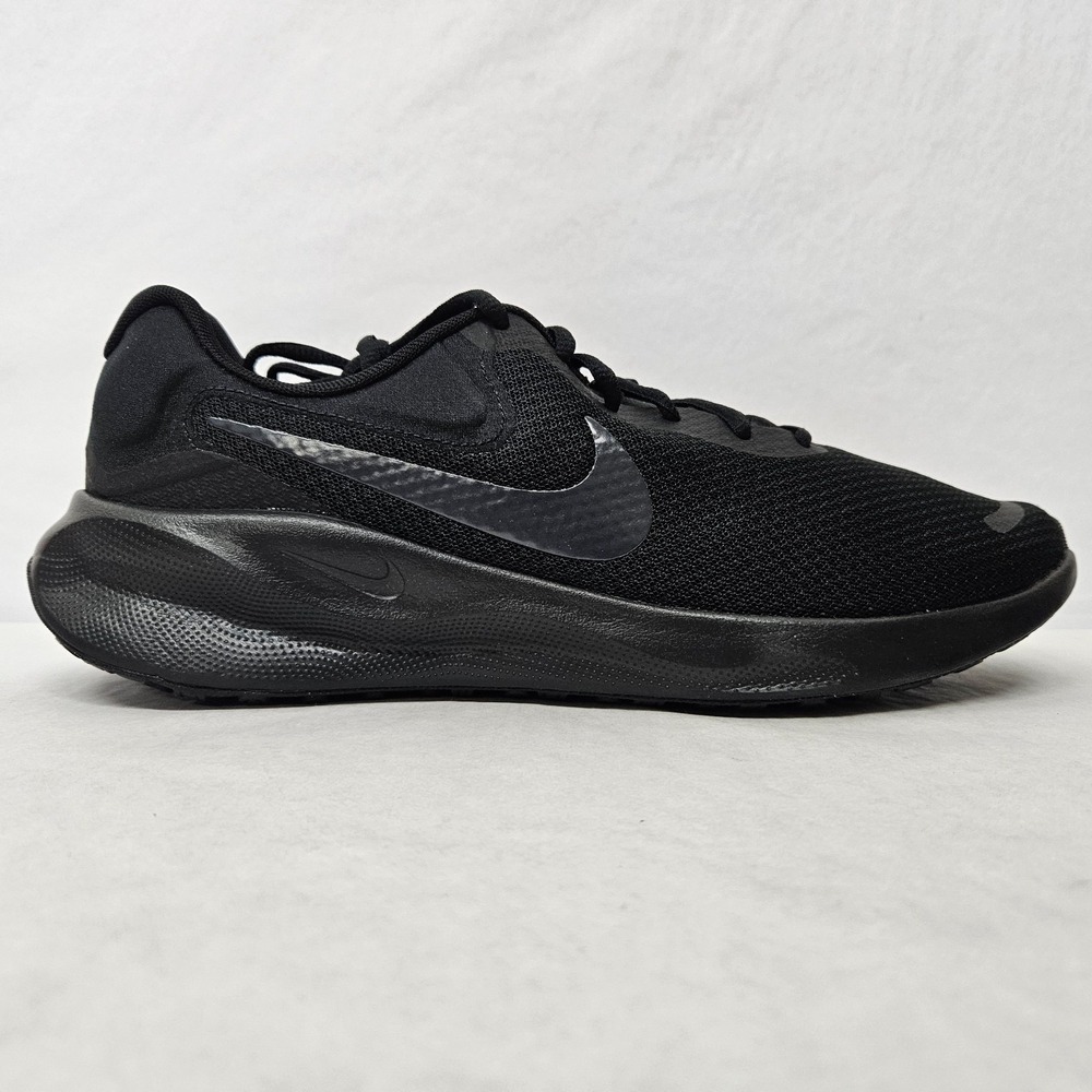Nike Revolution 7 Running Shoes FB2207-005 Black Off Noir Men's Size 10.5 - Picture 3 of 10